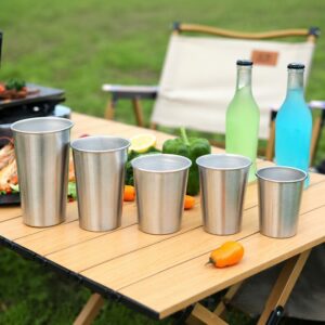 Outdoor camping cup - 304 stainless steel water cup - Portable and resistant to high temperatures